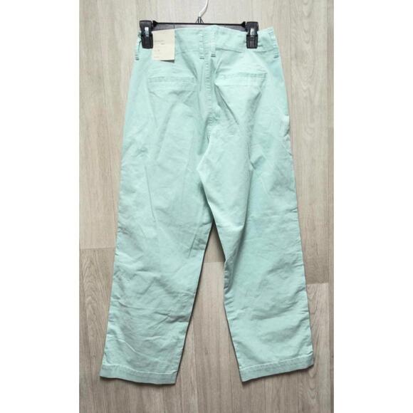A New Day Mint Green High Rise Straight Pant Women Size 4 - Picture 2 of 3